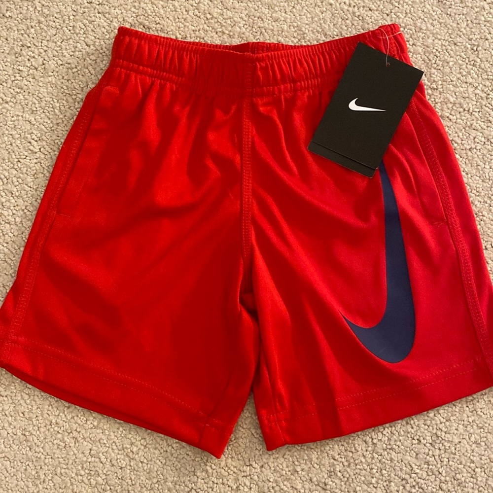 NWT Nike Toddler Boy Red Shorts 4T